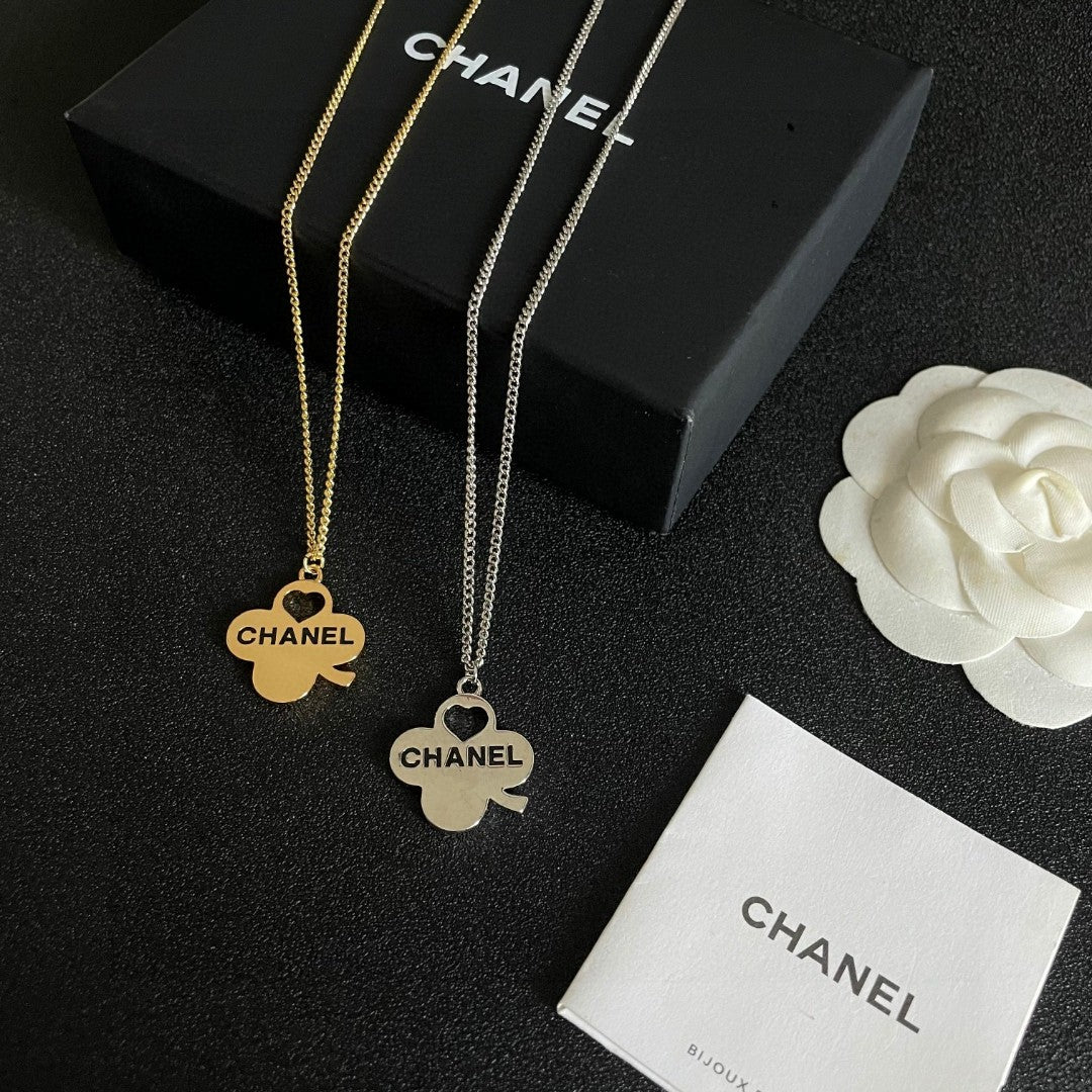 Chanel Camellia Letter Necklace - album image 5