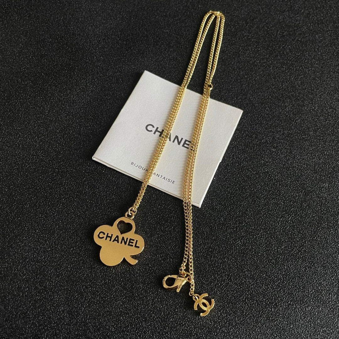 Chanel Camellia Letter Necklace - album image 9