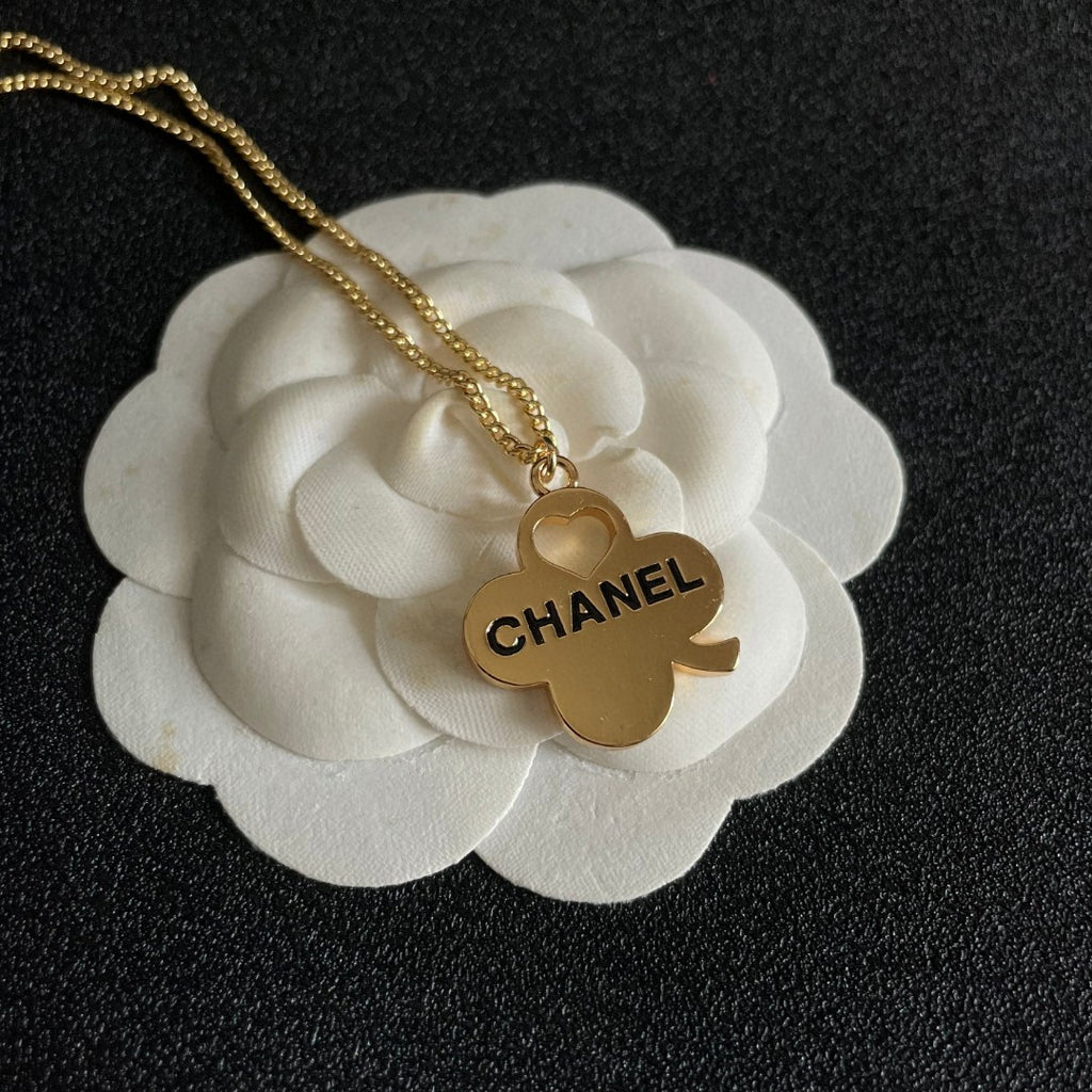 Chanel Camellia Letter Necklace - album image 8