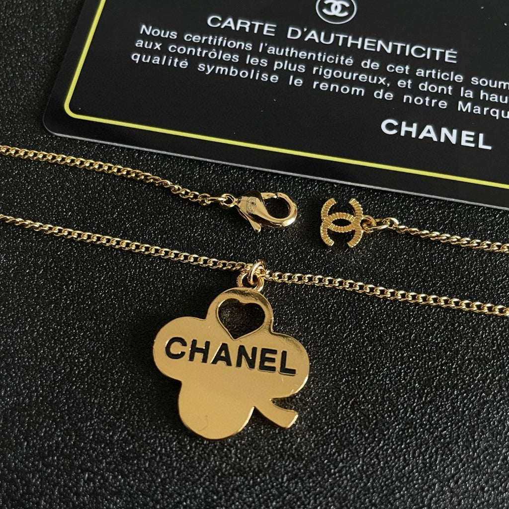 Chanel Camellia Letter Necklace - album image 7