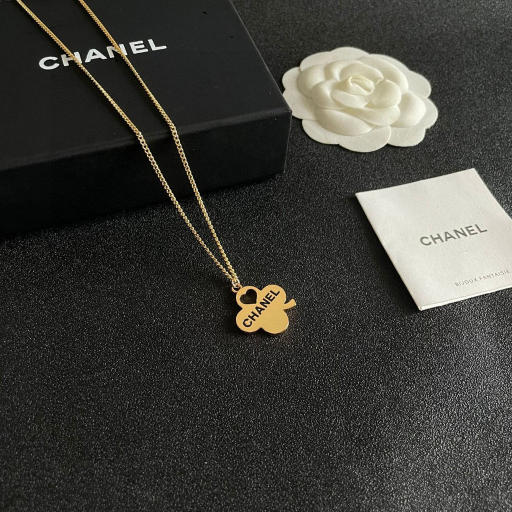 Chanel Camellia Letter Necklace - album image 6