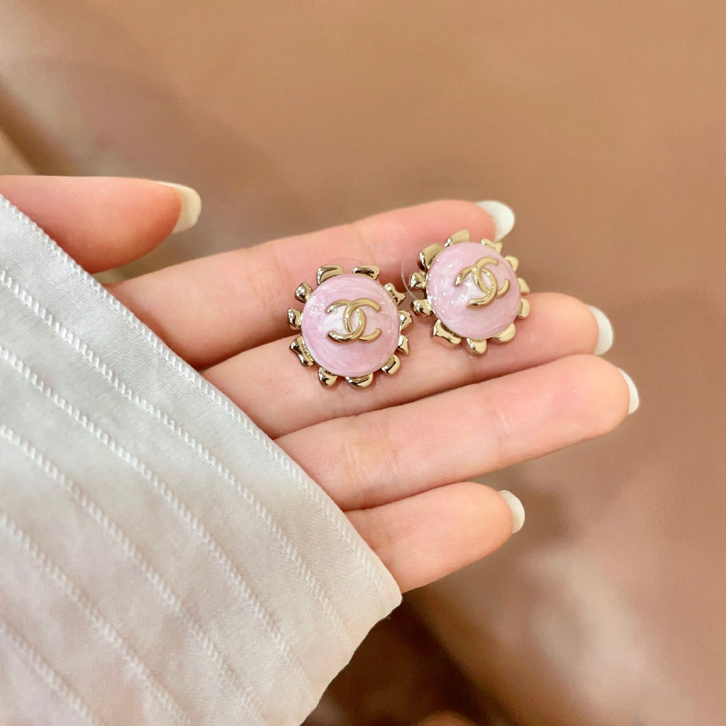 Chanel Interlocking C Stud Earrings - album image 4