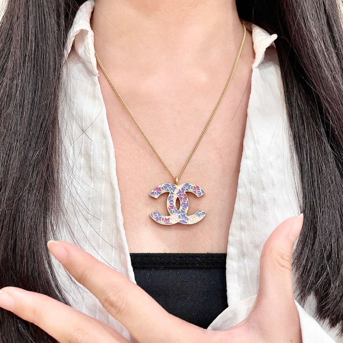 Chanel Interlocking C Necklace - album image 2