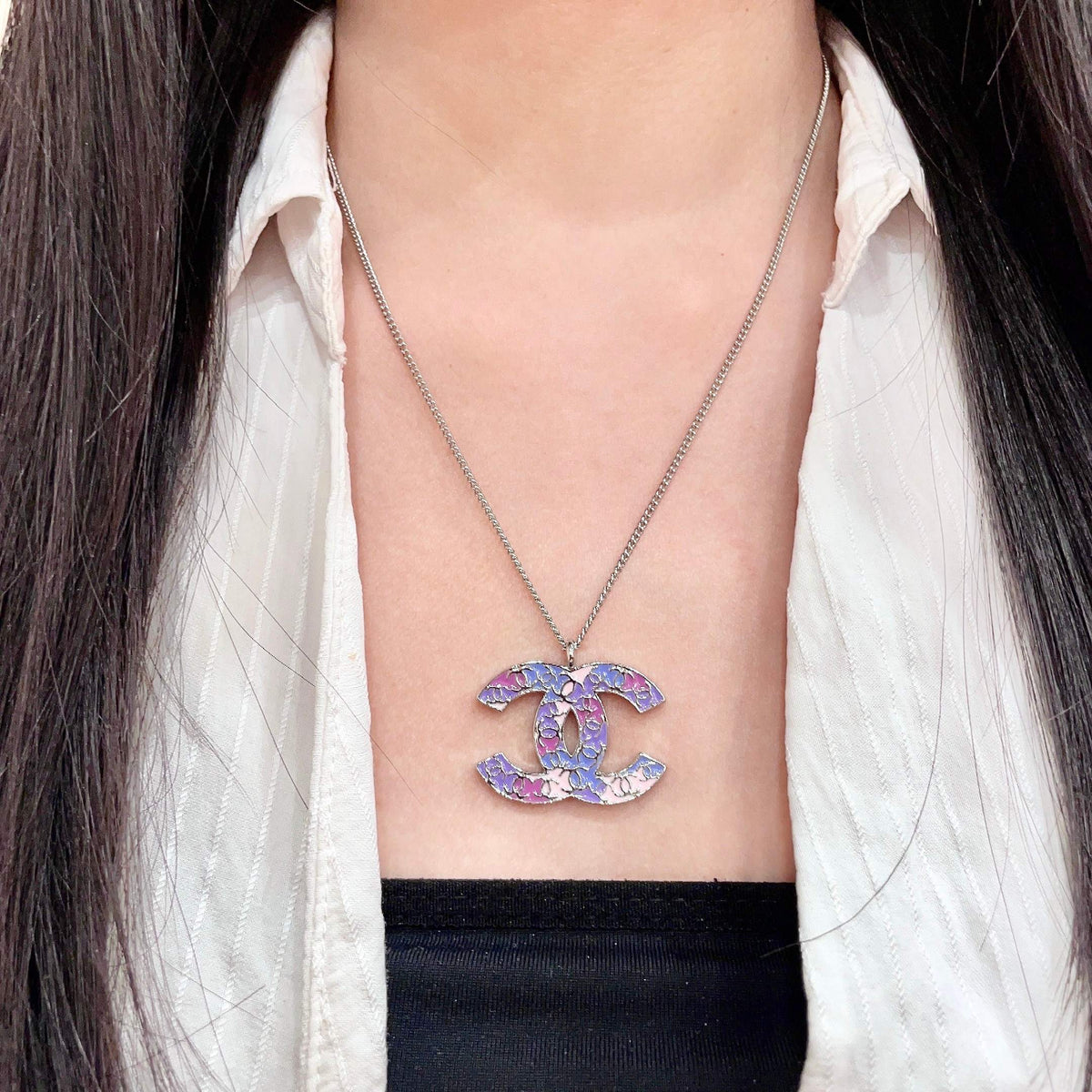Chanel Interlocking C Necklace - album image 3