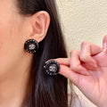 Chanel Interlocking C Letter Stud Earrings - album image 1