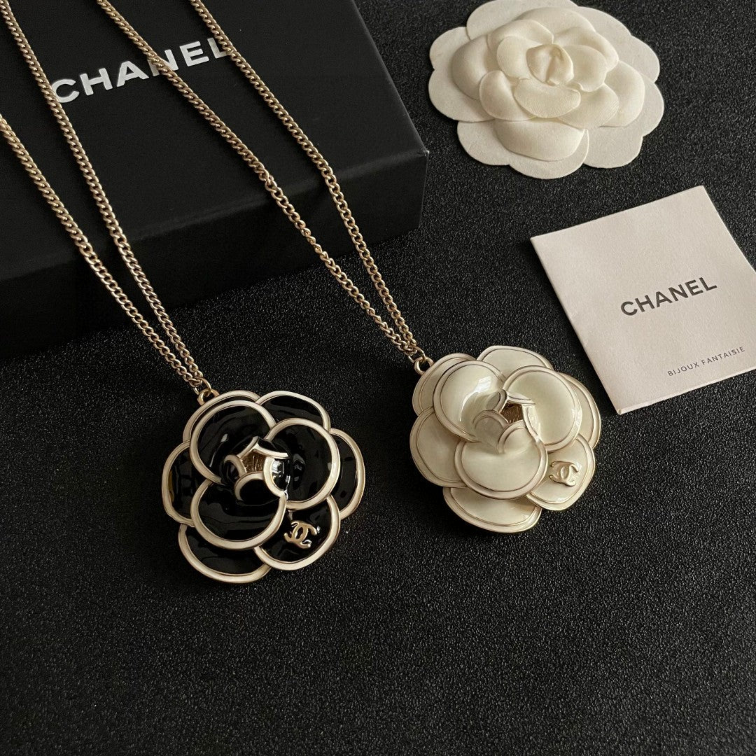 Chanel Interlocking C Camellia Necklace - album image 6