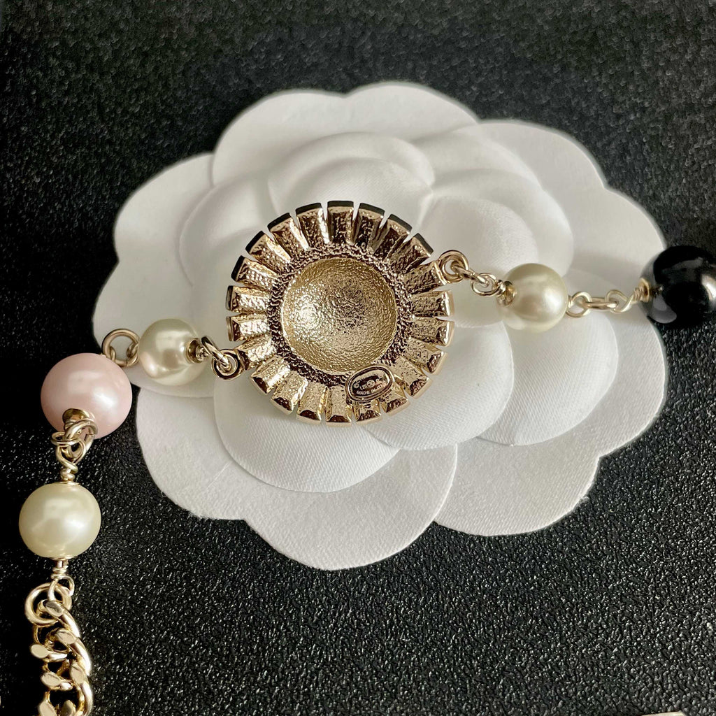Chanel Interlocking C Pearl Double-Layer Necklace - album image 8