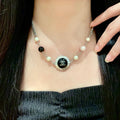 Chanel Interlocking C Pearl Double-Layer Necklace - album image 1