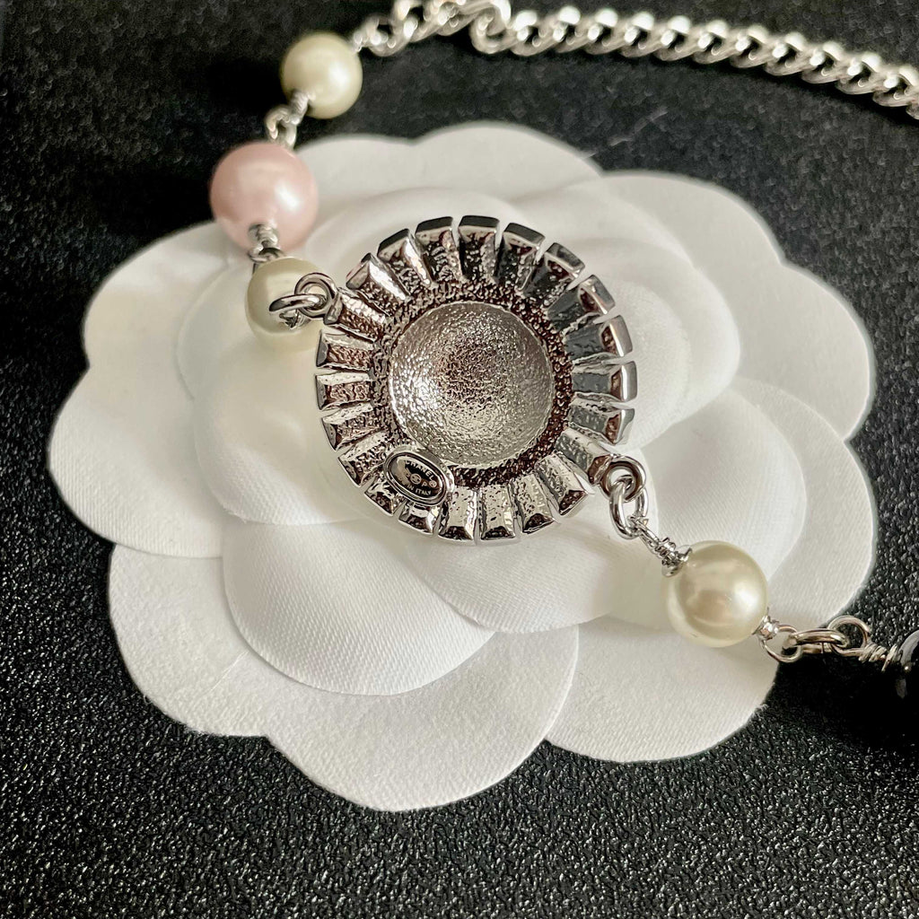 Chanel Interlocking C Pearl Double-Layer Necklace - album image 8