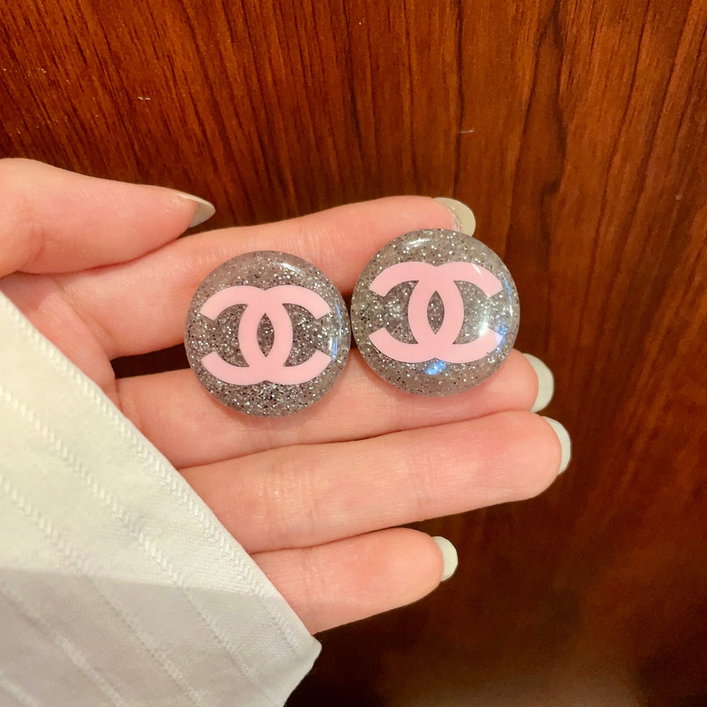 Chanel Interlocking C Stud Earrings - album image 4