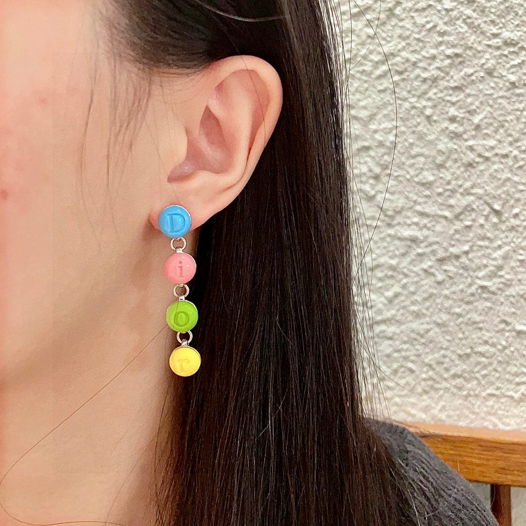 Dior Candy-Color Bead Drop Earrings - product image 3