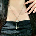 Chanel Interlocking C Crystal Accent Necklace - album image 1