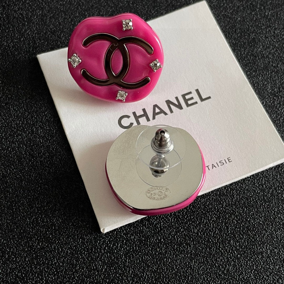 Chanel Interlocking C Stud Earrings - album image 7