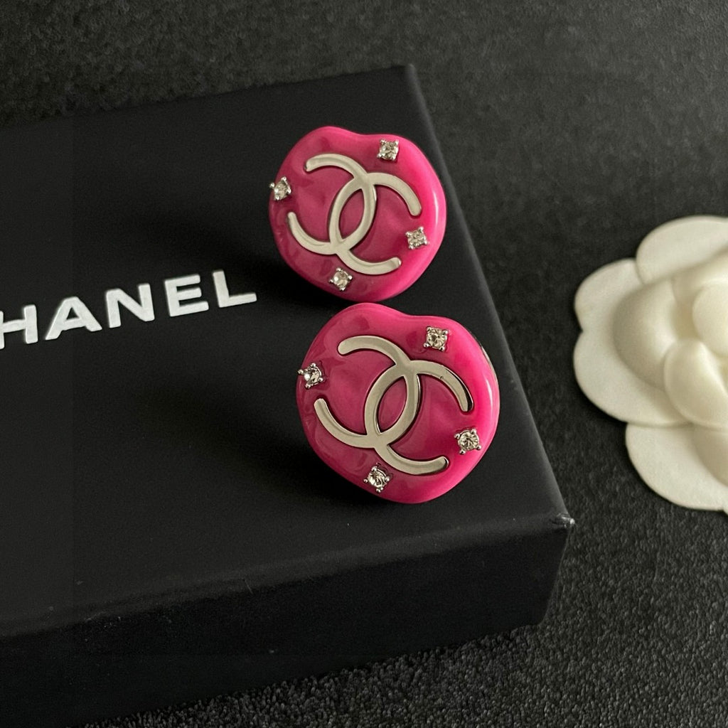 Chanel Interlocking C Stud Earrings - album image 9