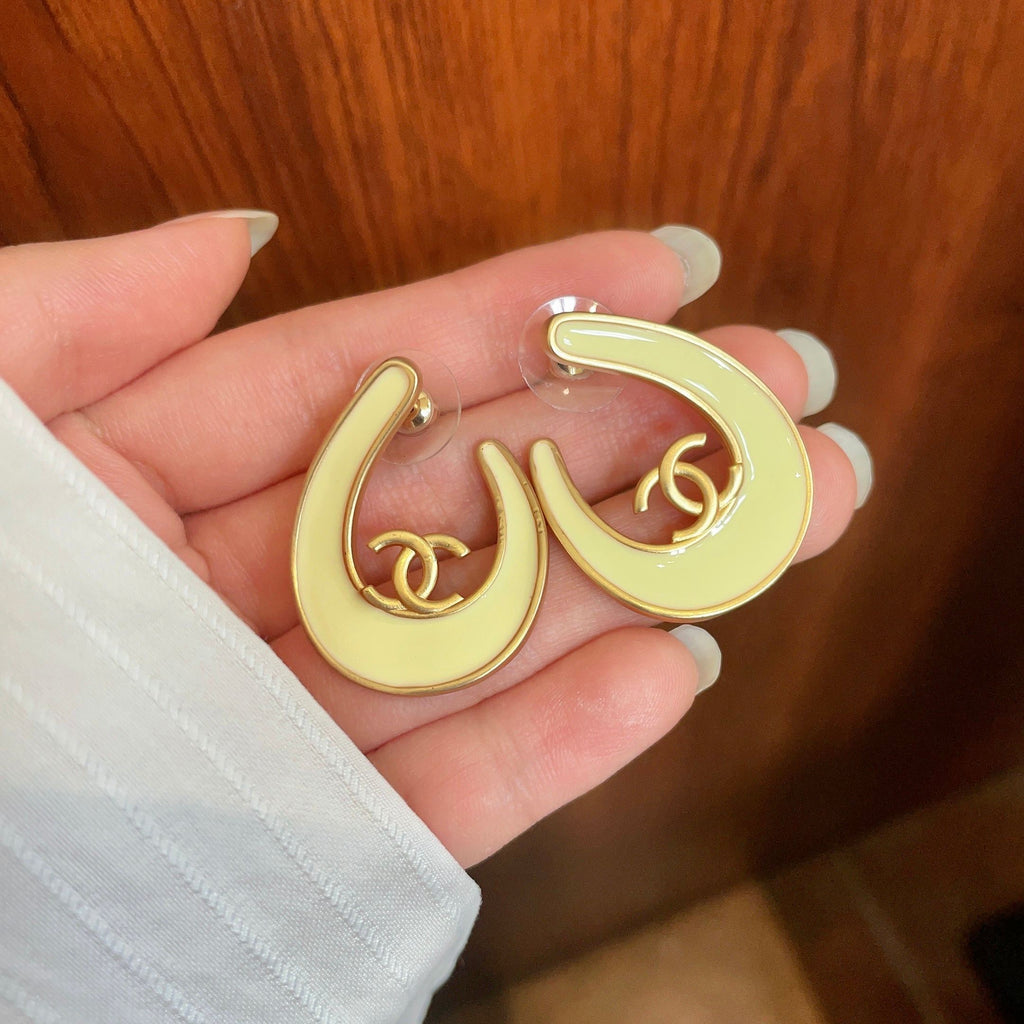Chanel Interlocking C Stud Earrings - album image 4