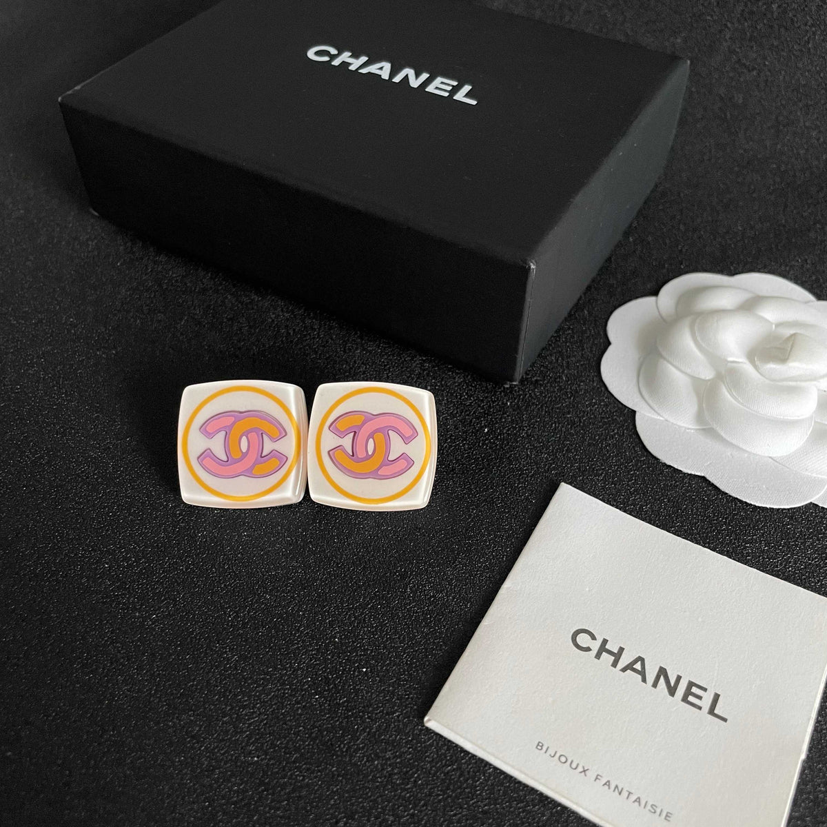 Chanel Interlocking C Stud Earrings - album image 5