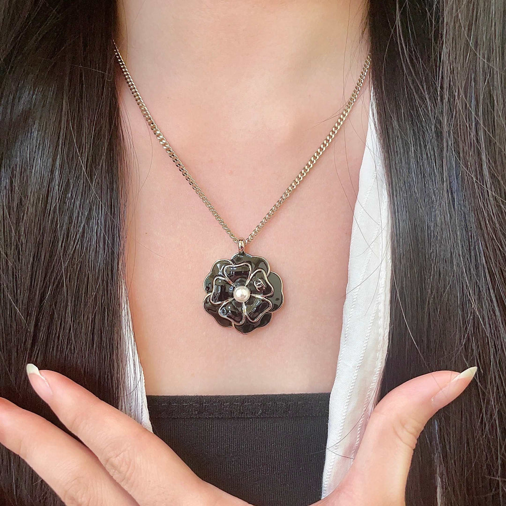Chanel Interlocking C Camellia Necklace - album image 2