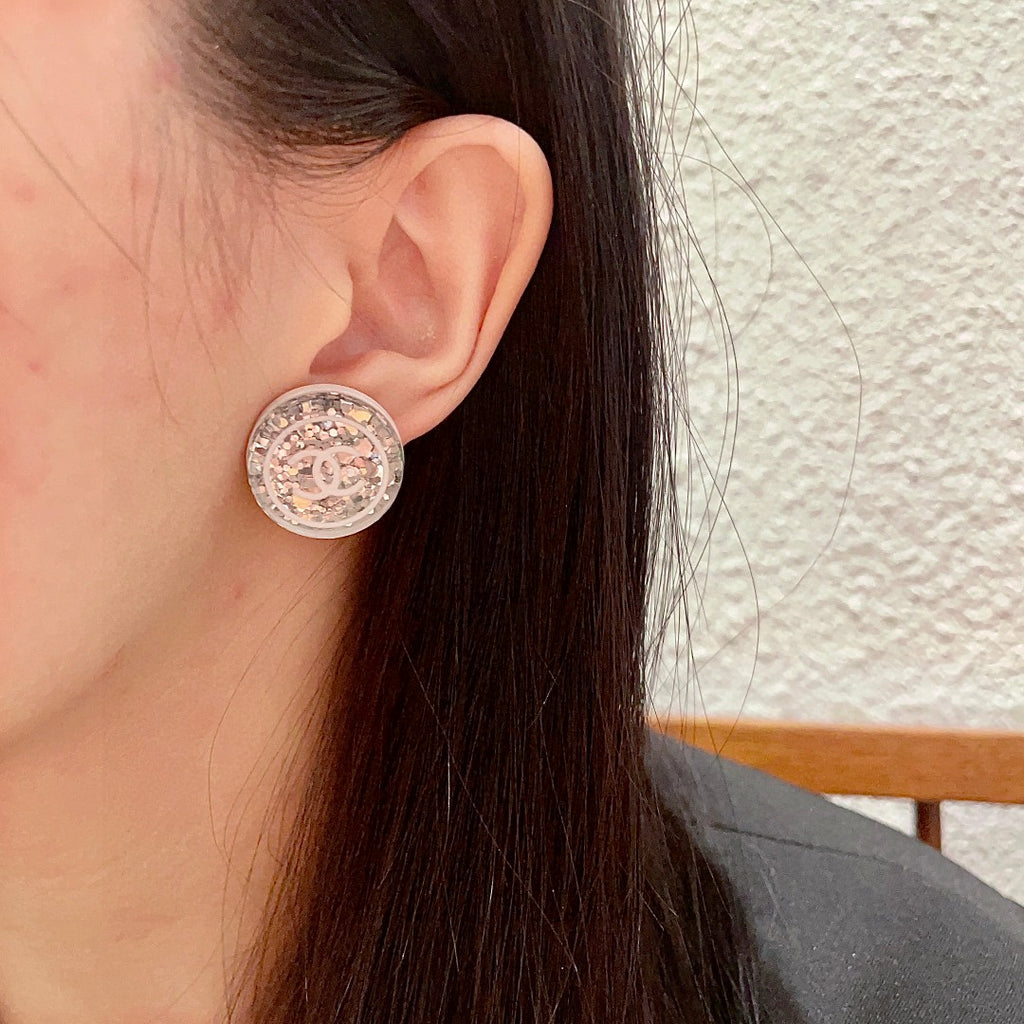 Chanel Interlocking C Stud Earrings - album image 3