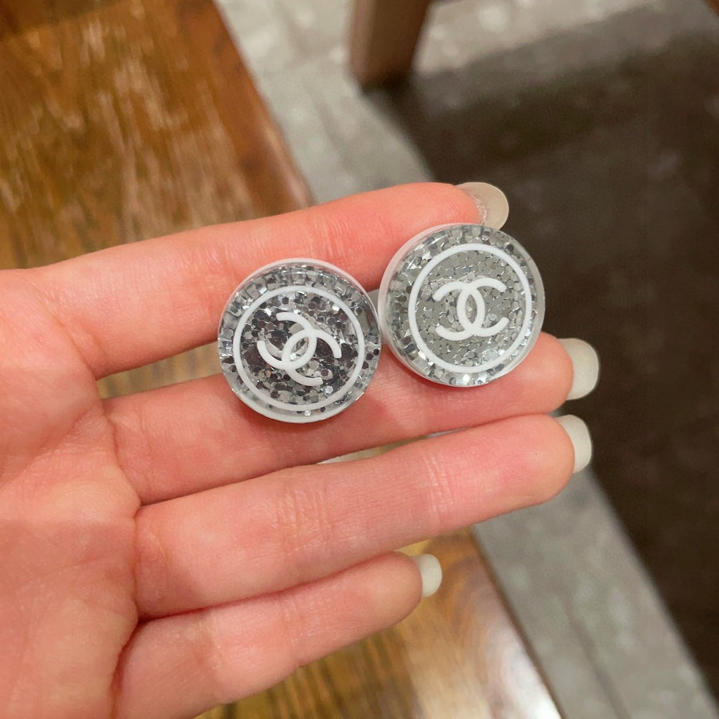 Chanel Interlocking C Stud Earrings - album image 4