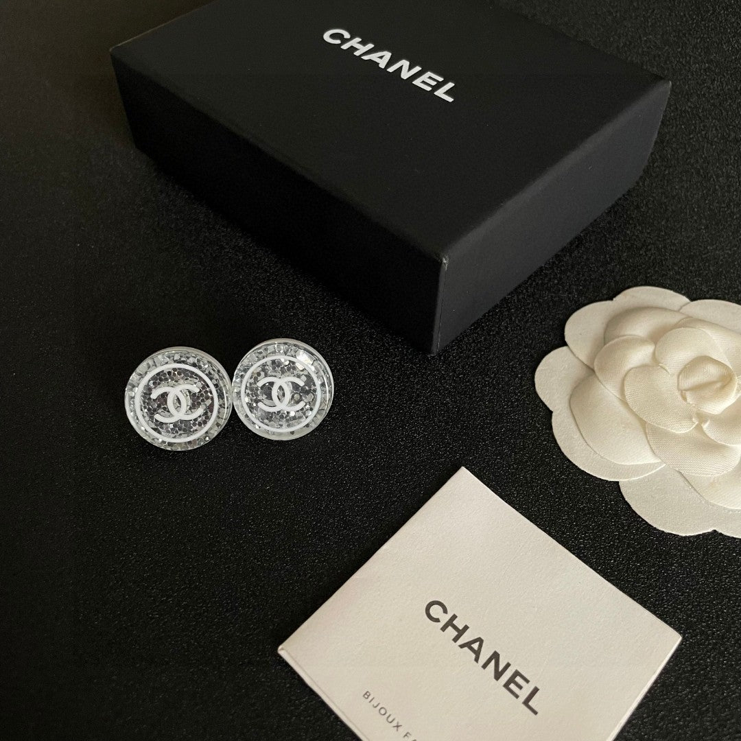 Chanel Interlocking C Stud Earrings - album image 5