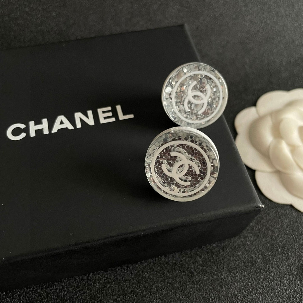 Chanel Interlocking C Stud Earrings - album image 9