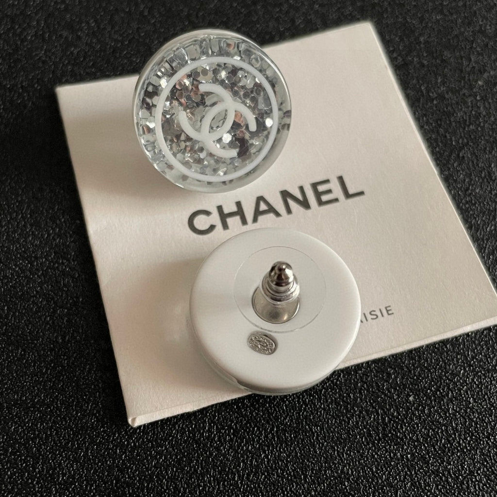 Chanel Interlocking C Stud Earrings - album image 7