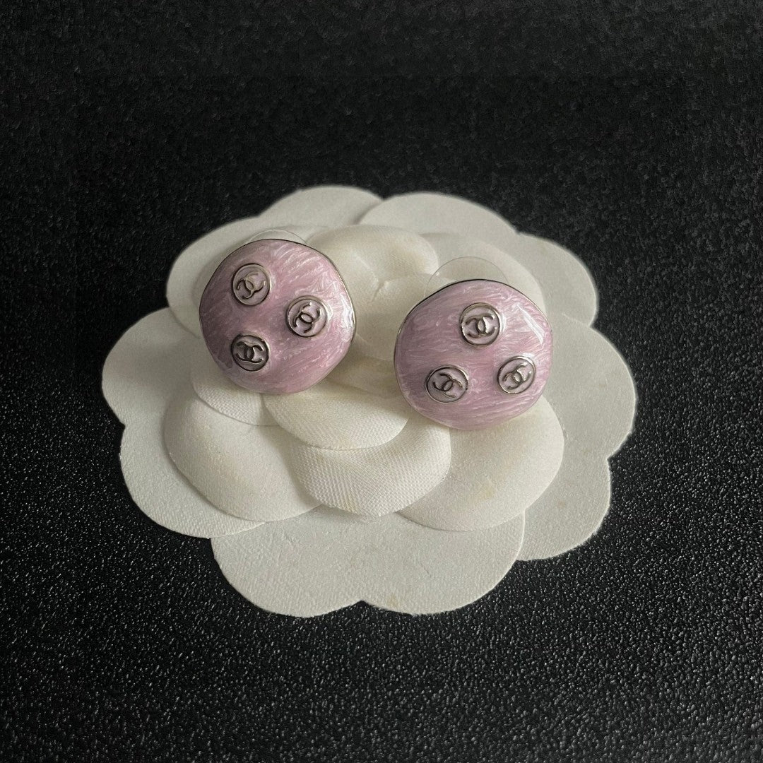 Chanel Interlocking C Stud Earrings - album image 8