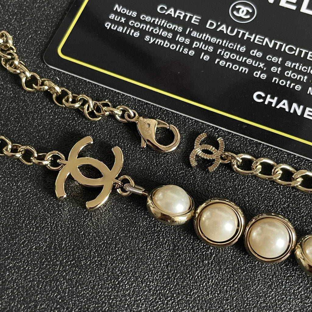 Chanel Interlocking C Pearl Necklace - album image 7