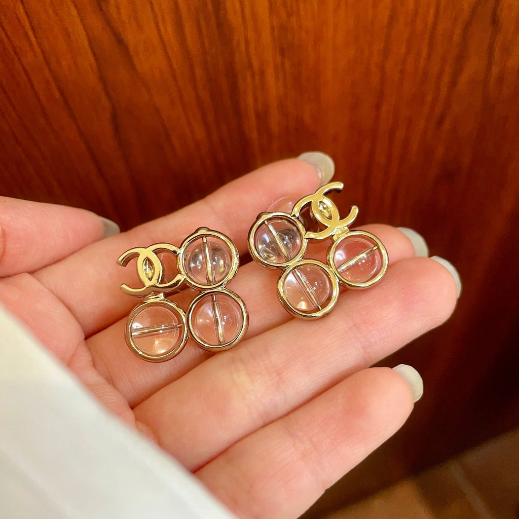 Chanel Interlocking C Stud Earrings - album image 4