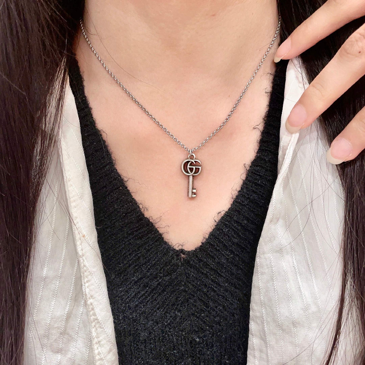Gucci Interlocking G Key Necklace - album image 1