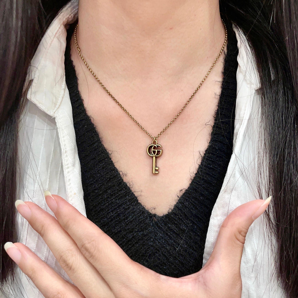 Gucci Interlocking G Key Necklace - album image 2