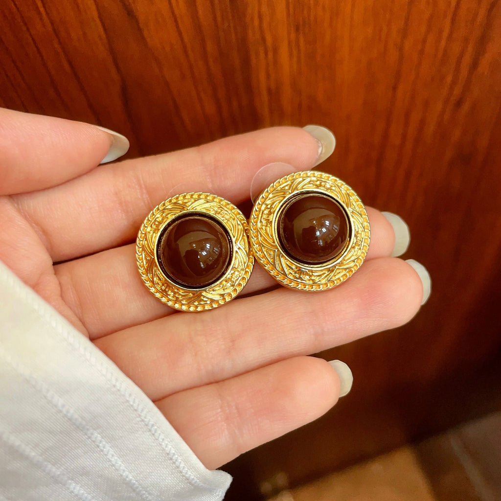 Chanel Interlocking C Stud Earrings - album image 4