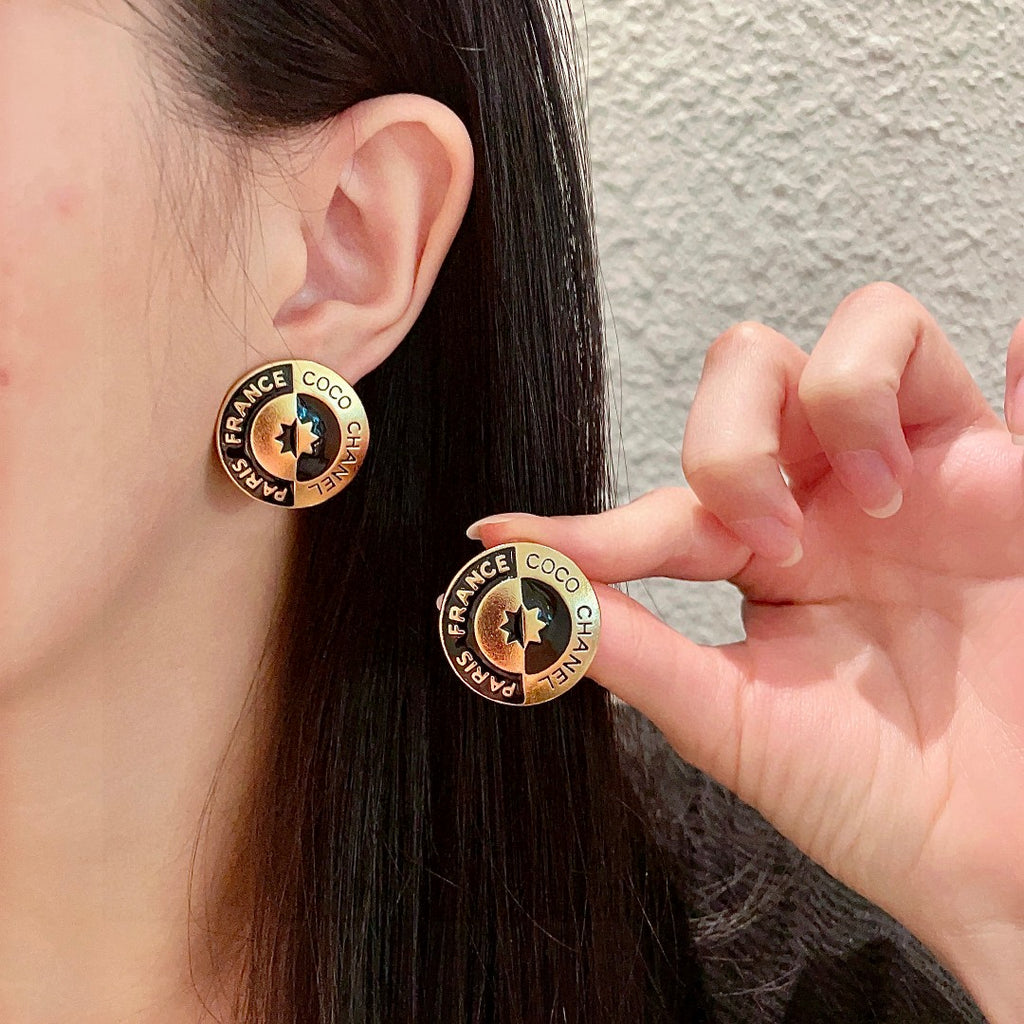 Chanel Letter Stud Earrings - album image 1
