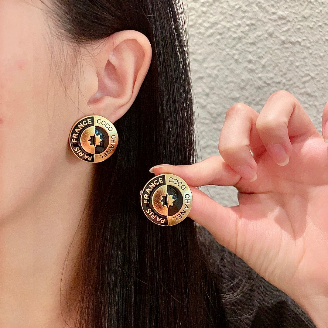 Chanel Letter Stud Earrings - album image 1