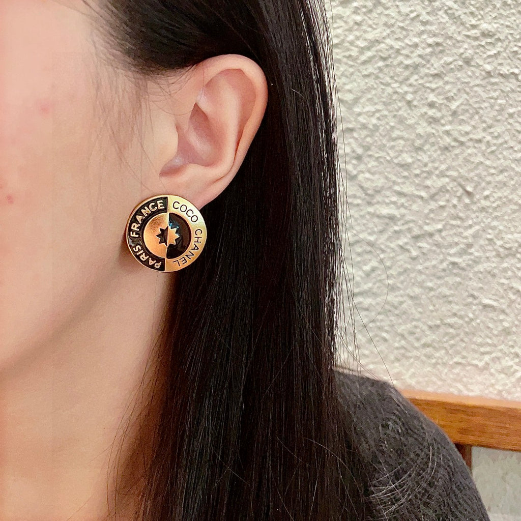 Chanel Letter Stud Earrings - album image 3
