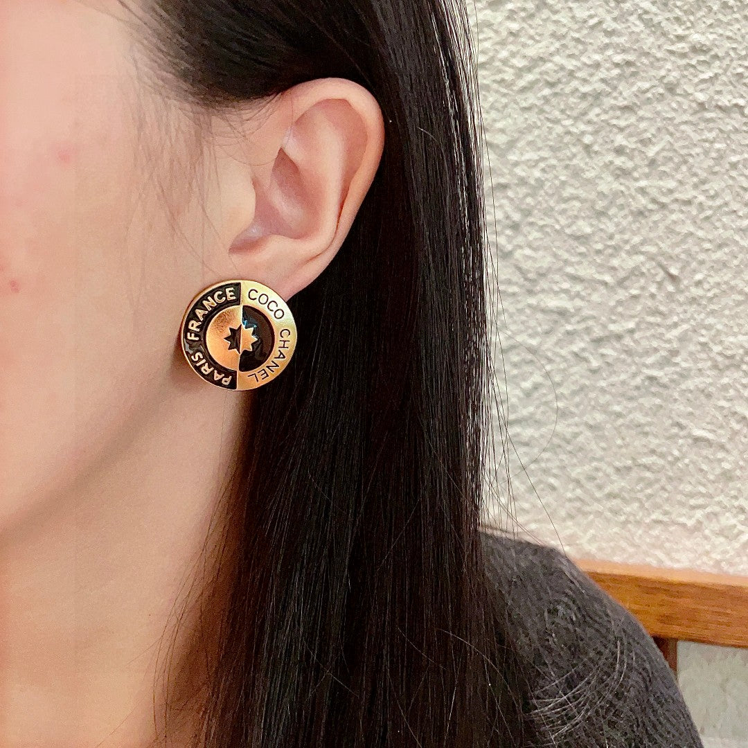 Chanel Letter Stud Earrings - album image 3