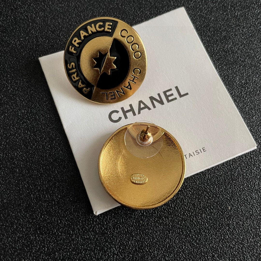 Chanel Letter Stud Earrings - album image 7