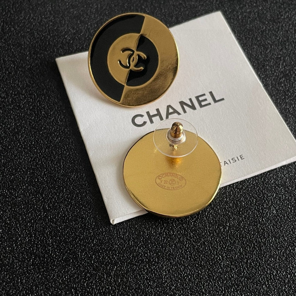 Chanel Interlocking C Stud Earrings - album image 7