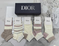 Dior muted stripe assortment ankle socks - view 1
