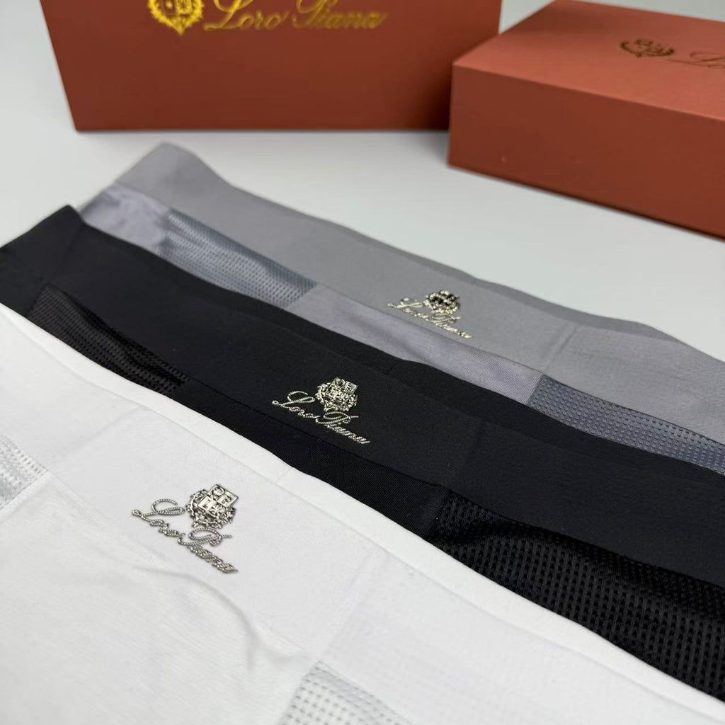 Loro Piana Black Long Leg Boxer Briefs - Box of 3 - image 5