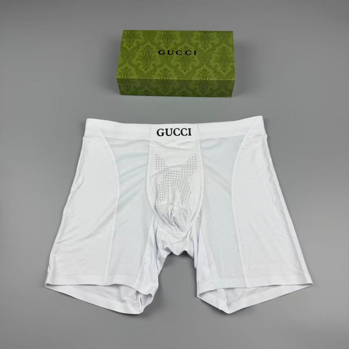 Gucci Long Boxer Briefs with plain longer legs - 3-Piece Box - image 2