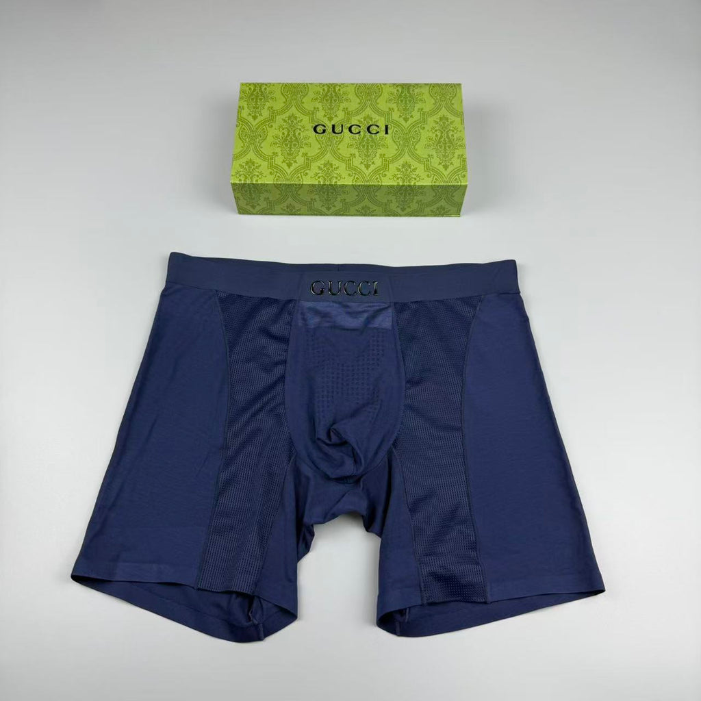 Gucci Long Boxer Briefs with plain longer legs - 3-Piece Box - image 1