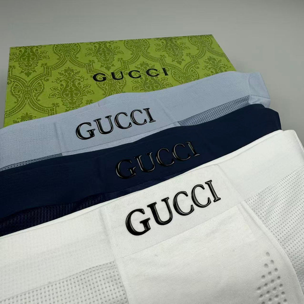 Gucci Long Boxer Briefs with plain longer legs - 3-Piece Box - image 5