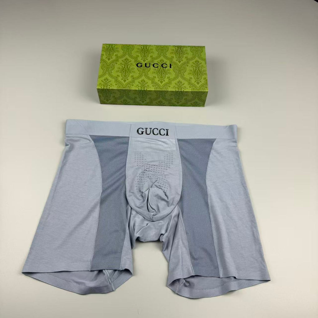 Gucci Long Boxer Briefs with plain longer legs - 3-Piece Box - image 3