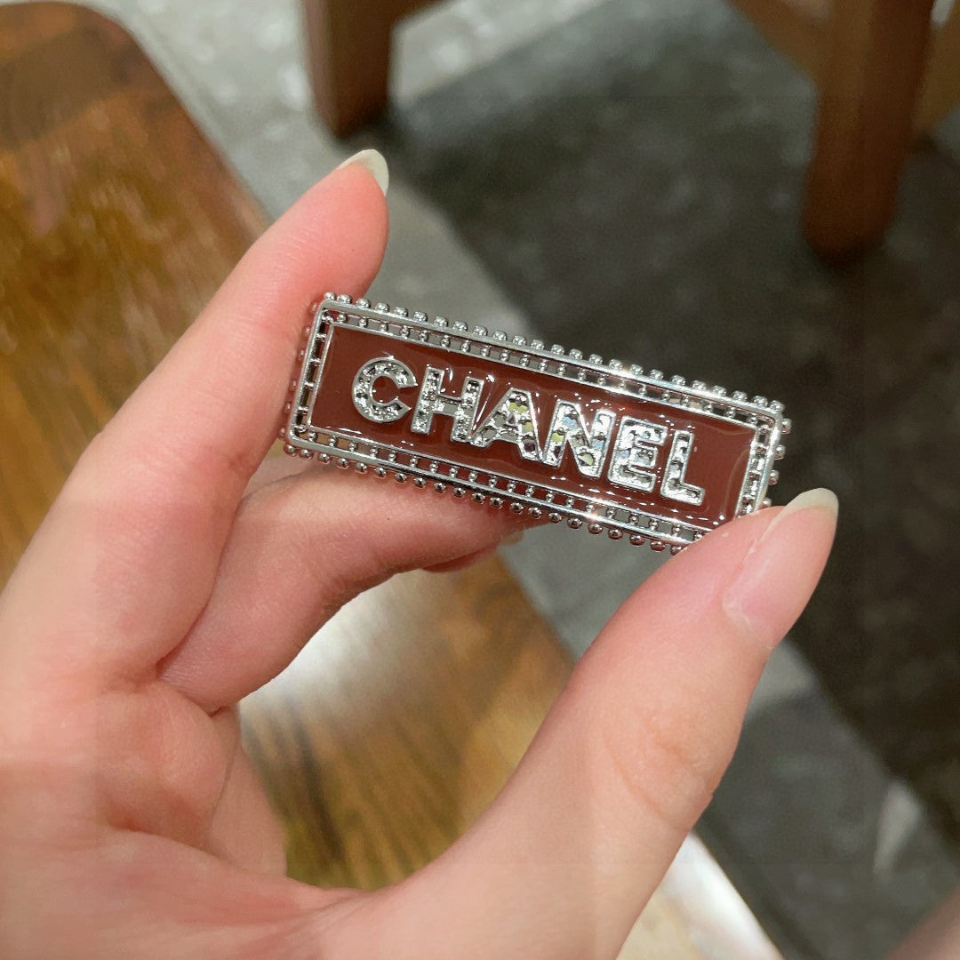 Chanel Letter Openwork Hair Barrette - album image 3