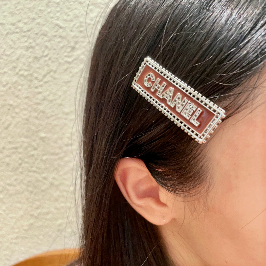 Chanel Letter Openwork Hair Barrette - album image 1