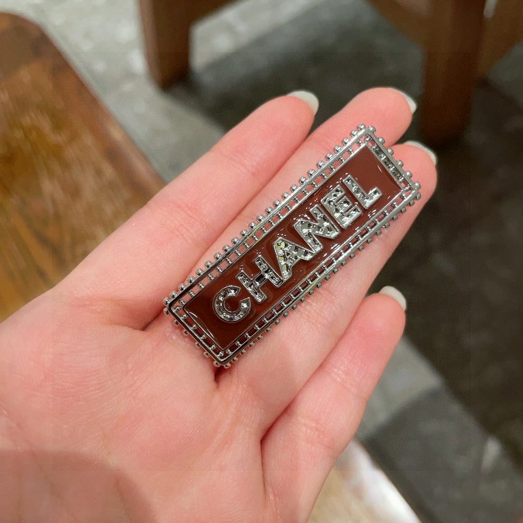 Chanel Letter Openwork Hair Barrette - album image 4