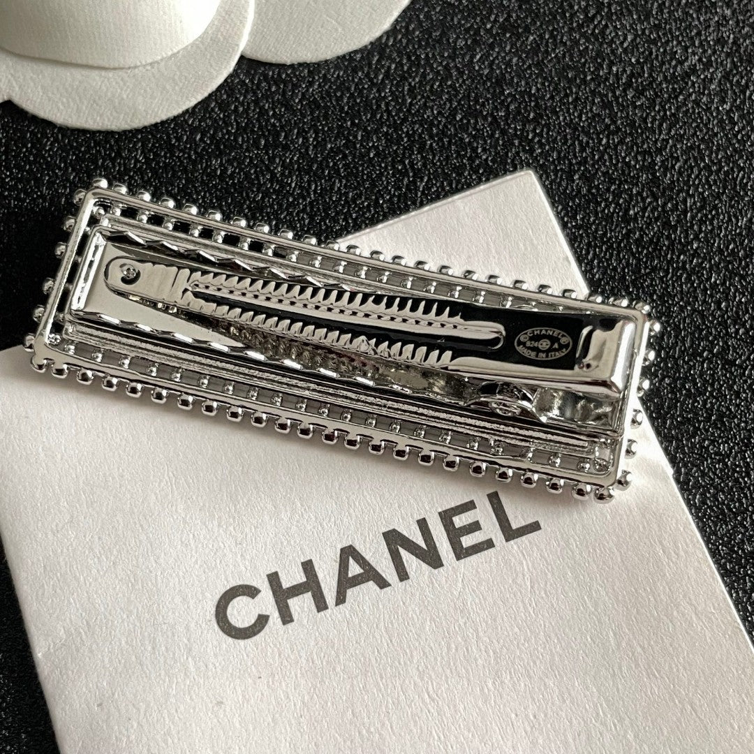 Chanel Letter Openwork Hair Barrette - album image 7