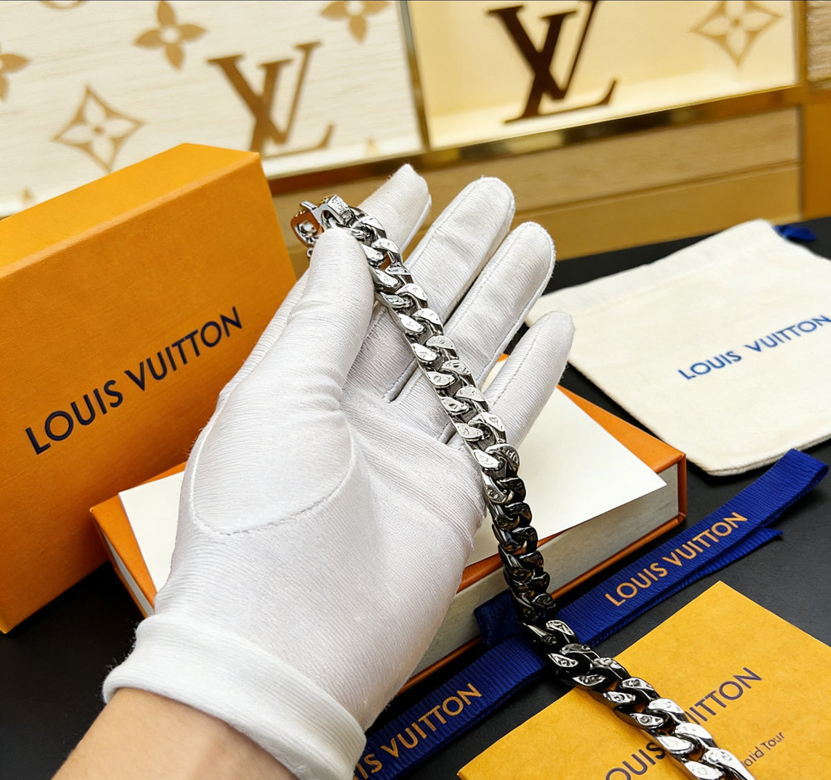 Chanel Monogram Chain Bracelet - album image 5