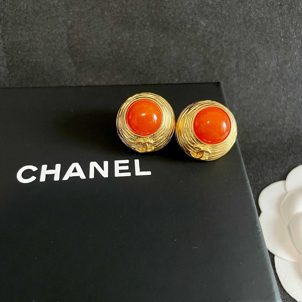 Chanel Interlocking C Stud Earrings - album image 9